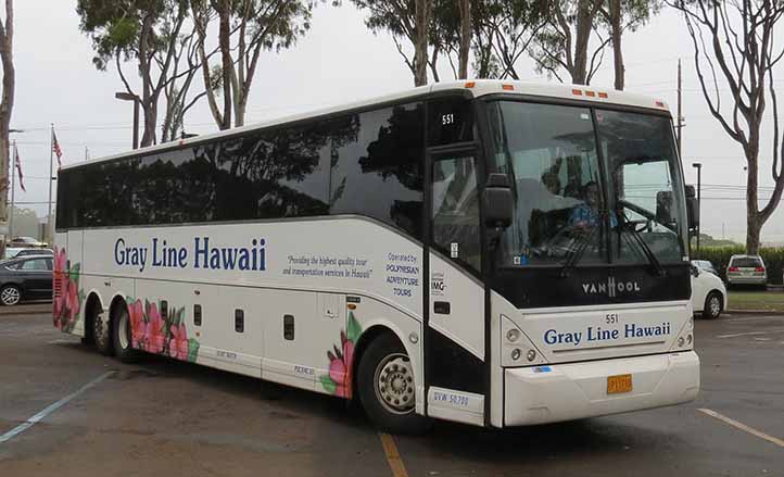 Polynesian Adventure Van Hool 551 Gray Line